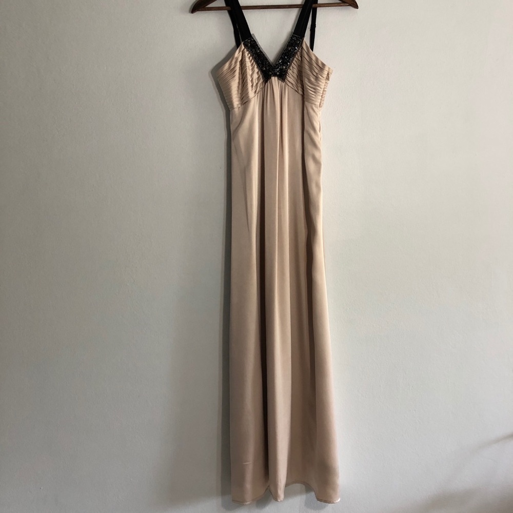 BCBG Maxazaria Ivory long, formal, maxi dress - Size 2